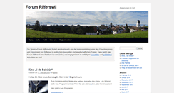Desktop Screenshot of forum-rifferswil.ch